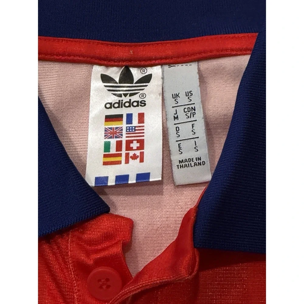 adidas Spain 1994 Home Reissue Jersey Red JN3707 Mens Small Pre-Owned
